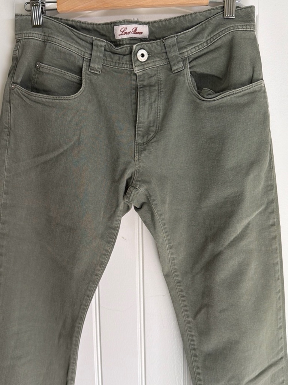 Loro Piana Olive Slim Men’s Jeans